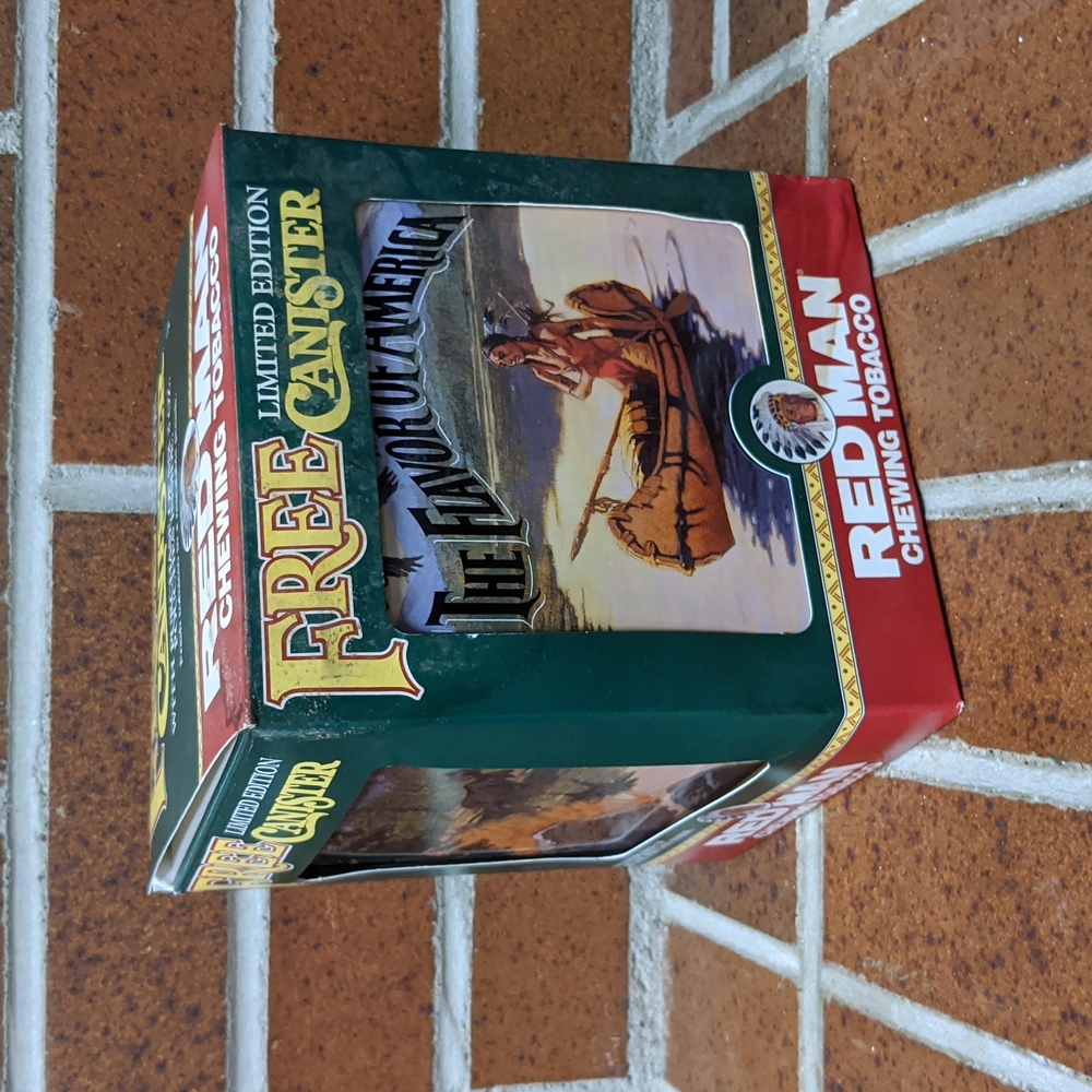 1992 Limited Edition Redman Tobacco Tin Canister NIB
